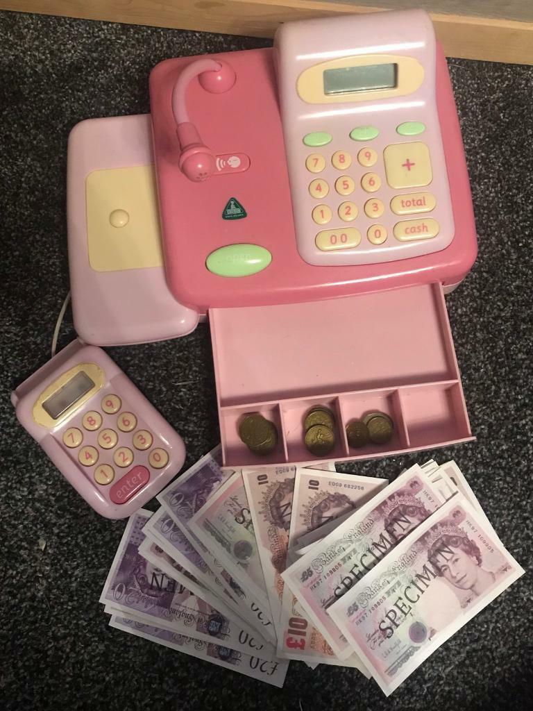 elc cash register pink